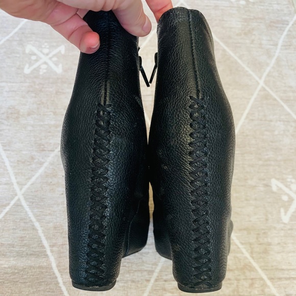 Jeffrey Campbell Chunky Platform Wedge Booties 7 - Picture 7 of 8